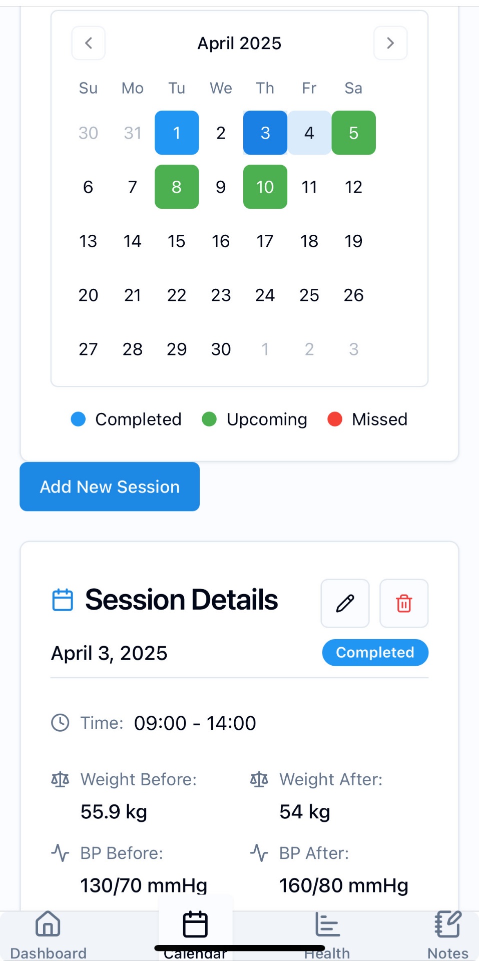 Calendar View